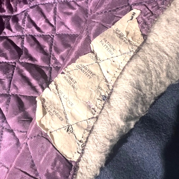 Vintage Kids Little Nugget Blue/Grey Wool & Velvet Trim Dress Coat - Picture 8 of 8